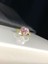 Swarovski Taşlı Pembe Renkli Kalpli 925 Ayar Gümüş Sevgiliye,anneye,arkadaşa Yüzük 3