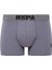 80521 Erkek Pamuklu 3'lü Boxer-Bordo-lacivert-antrasit 3