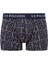 80503 Erkek Pamuklu 3'lü Boxer-Indigo-lacivert-baskılı 3