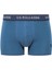 80515 Erkek Pamuklu 3'lü Boxer-Indigo-lacivert-baskılı 3