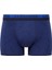 80522 Erkek Pamuklu 3'lü Boxer-Saks-lacivert-baskılı 3