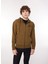 Kapüşon Yaka Haki Erkek Sweatshırt M6528 238 Army Green 2