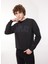 Bisiklet Yaka Siyah Erkek Sweatshırt M6714 099 Blackboard.... 1