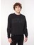 Bisiklet Yaka Siyah Erkek Sweatshırt M6714 099 Blackboard.... 3