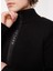 Dik Yaka Normal Düz Siyah Erkek Kazak UK3053 098 Black 4