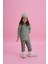 Kız Çocuk Termal Soft Yeşil Puantiye Desen Pijama Takım 2