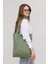 3 Cepli Mint Yeşili Gabardin Çanta 1