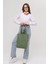 3 Cepli Mint Yeşili Gabardin Çanta 2