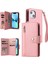Ile Uyumluiphone 13 Mini Mıknatıslı Deri Zip Cüzdan Kart Sahibi (Yurt Dışından) 1