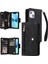 Ile Uyumluiphone 14 Pro Max Mıknatıslı Deri Zip Cüzdan Kart Sahibi (Yurt Dışından) 1