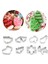 1 Adet E Tarzı 1 Adet Paslanmaz Çelik Bisküvi Kalıp Noel Kurabiye Kesici Tema Kar Tanesi Noel Baba Kek Bisküvi Zencefilli Kurabiye Kalıp Pişirme Aracı (Yurt Dışından) 3