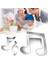 No.2 Tarzı Yaratıcı Müzik Notu Çerez Kesiciler Paslanmaz Çelik Bisküvi Kalıbı Fondan Kesici Pişirme Aksesuarları Ev Kichen Aksesuarları (Yurt Dışından) 2