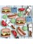 Hamburger Tarzı Atisserie Hamburger Pizza Hot Dog Fondan Kek Dekor Aracı Paslanmaz Çelik Çerez Kesici Metal Bisküvi Kalıp Pastane (Yurt Dışından) 3
