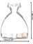 1x Prenses Elbise Stili Atisserie Reposteria Prenses Elbise Çaydanlık Fincan Kalıpları Metal Çerez Kesici Şeker Fondan Kek Dekor Çikolata Bisküvi Kalıbı (Yurt Dışından) 1