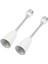 2x 19 cm Uzun Esnek Kaz Boyun E27 - E27 LED Ampul Uzatma Adaptörü (Yurt Dışından) 1