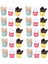 1000 Adet Lale Cupcake Pişirme Bardak, Muffin Pişirme Gömlekleri Tutucular, Rustik Cupcake Sarıcı, Kahverengi, Beyaz ve Doğa Rengi (Yurt Dışından) 2