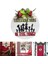 Noel Süslemeleri 30 cm 3D Kağıt Glitter Çelenk Çıkartmalar Alışveriş Merkezleri Oteller Ev Ekran Windows Sahne (Yurt Dışından) 5