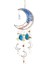 Dream Catcher Of Life Dream Catcher Kristal Taşlı El Yapımı Dreamcatcher Duvar Dekoru (Yurt Dışından) 1