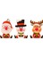 Noel Ağacı Kolye Parlayan Küçük Kolye Sahne Düzenlemesi Noel Baba Kardan Adam-Geyik Noel Süslemeleri (Yurt Dışından) 5
