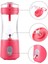 Smoothie Meyve Suları ve Shakeler Için 380ML Taşınabilir Blender Ev ve Seyahat Için 4000MAH Mini Blender-Gül Kırmızı (Yurt Dışından) 5