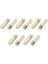 10X 6.5W Gy6.35 LED Ampuller 72 2835 Smd LED 320LM 50W Halojen Lambalar Eşdeğer Kısılabilir 6000K Işın Açısı Mısır Ampul (Yurt Dışından) 2