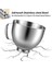 Paslanmaz Çelik Kase Hamur Kancası Kitchenaid Için 4.5-5quart Tilt Kafa Stand Mikser Kitchenaid Mikser Mikser Un Kek (Yurt Dışından) 4