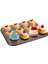 2x Ağır Karbon Çelik Cupcake Pişirme Tepsisi, 12 Mini Cup Cupcake Şekilli Kek Tavası, Yapışmaz Cupcake Pişirme Tepsisi (Yurt Dışından) 5