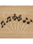 60 Adet Müzik Notaları Temalı Kek Topper Kağıt Kek Ekler Kart Düğün Pastası Topper Dekorasyon (Yurt Dışından) 4