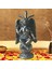 2x Şeytani Idol Baphomet Heykel Zen Meditasyon Sihirli Kanat Keçi Heykeli Reçine El Sanatları Dini Süsler Ev A (Yurt Dışından) 3