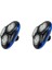2x RQ11 Philips Için Yedek Tıraş Makinesi Başlığı RQ1150 RQ1160 RQ1170 RQ1180 RQ1141 RQ1145 RQ1131 RQ1151 RQ1155 RQ1150X RQ10 (Yurt Dışından) 1