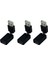 3x Siyah USB 2.0 Erkek - USB Dişi 360 Derece Dönüş Açısı Uzatma Adaptörü (Yurt Dışından) 1