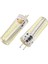 2x 6.5W Gy6.35 LED Ampuller 72 2835 Smd LED 320LM 50W Halojen Lambalar Eşdeğer Kısılabilir Saf Beyaz 6000K 360 Derece Işın Açısı Silikon Mısır Ampul (Yurt Dışından) 1