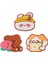 Sevimli Oda Dekor Sevimli Hayvanlar Mouse Pad Coaster Olmayan Kawaii Kahve Fincanı Mat Su Geçirmez Masa Mat (Yurt Dışından) 2