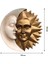2x Güneş ve Ay Duvar Heykel Göksel Simgeler Astronomi Bahçe Dekor Açık Güneş Yakalayıcı Eski Ev Dekor Süsleme (Yurt Dışından) 3