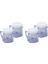 Oster Izer Için 4 Paket Yedek Parçalar 1 Bardak Mini Plastik Kavanozla Uyumlu Çoğu Blender Aksesuarları (Yurt Dışından) 1