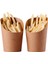 300 Adet Tek Kullanımlık Pişirme Kek Yumurta Puf Patates Kızartması Cips Aperatifler Kraft Kağıt Bardaklar Tutucu, 300 ml (Kahverengi) (Yurt Dışından) 5