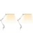 Kelepçeli 2x LED Masa Lambası, 10W Salıncak Kolu Masa Lambası, 3 Aydınlatma Modu, Çalışma, Çizim, Ofis Için Ayarlanabilir Masa Lambası (Yurt Dışından) 1