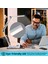Kelepçeli 2x LED Masa Lambası, 10W Salıncak Kolu Masa Lambası, 3 Aydınlatma Modu, Çalışma, Çizim, Ofis Için Ayarlanabilir Masa Lambası (Yurt Dışından) 2