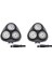 2x Jilet Yedek Tıraş Makinesi Kafa Blate Çerçeve Philips AT750 AT890 Pt 860 860 866 AT758 Pt 710 725 Tıraş Bıçağı, Gri (Yurt Dışından) 1