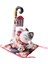 8.6 Inç Seramik Maneki Para Kutusu Kumbara Japon Uzun Kuyruk Fortune Feng Shui Ev Dekor, A (Yurt Dışından) 3