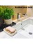 2 Paket Ahşap Sabunluklar Banyo Bar Sabunluk Duş Sabun Kutusu Lavabo Güverte Küvet Duş Teknesi (Siyah, Beyaz) (Yurt Dışından) 4