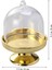 Golden Mini Kek Standı-Mini Kek Tavası, Standlı ve Kubbe Kapaklı, 96 Tek Fincan Kek Standı Mini Tatlı Tavası (Yurt Dışından) 5