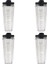 Ninja BL480 / BL490 / BL640 / BL680 Auto Iq Serisi Meyve Sıkacağı Için 2x Meyve Sıkacağı Aksesuarları 32OZ Bardak ve Borulu Kapak (Yurt Dışından) 1