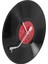 2x Avrupa Retro Nostaljik Ultra Sessiz Saat Vinil Kayıt Kişilik Duvar Saati Cafe Bar Dekoratif Duvar Saati (Yurt Dışından) 3