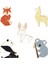 10 Adet Hayvan Emaye Pimleri Seti Karikatür Tilki Panda Koala Alpaka Tavşan Yaka Pin Broş Rozetleri Sırt Çantaları Için Ceketler (Yurt Dışından) 2