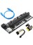 Pcıe Yükseltici 15X Artı Pcı-E 16X Yükseltici VER15X Yükseltici Kart 6pin Güç 14LED Işıklar Sıcaklık Göstergesi Madenci Madencilik Için 1 Takım (Yurt Dışından) 1