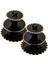 2 Adet Karton Cupcake Tutucu Tatlı Kulesi 3 Kat (Siyah + Altın Kenar) (Yurt Dışından) 1