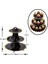 2 Adet Karton Cupcake Tutucu Tatlı Kulesi 3 Kat (Siyah + Altın Kenar) (Yurt Dışından) 2