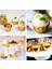 50 Adet Alüminyum Folyo Cupcake Bardak Tek Kullanımlık Muffin Gömlekleri Pişirme Bardak Alüminyum Cupcake Ucu Tava Ramekin Tutucular Küçük Puding Bardak-Altın (Yurt Dışından) 4