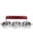 Mini Hamburger Presleri Yapışmaz 3 Yuvalı Küçük Burger Köftesi Basın Üçlü Sığır Burger Makinesi Kalıp Makinesi Et Mutfağı (Yurt Dışından) 2
